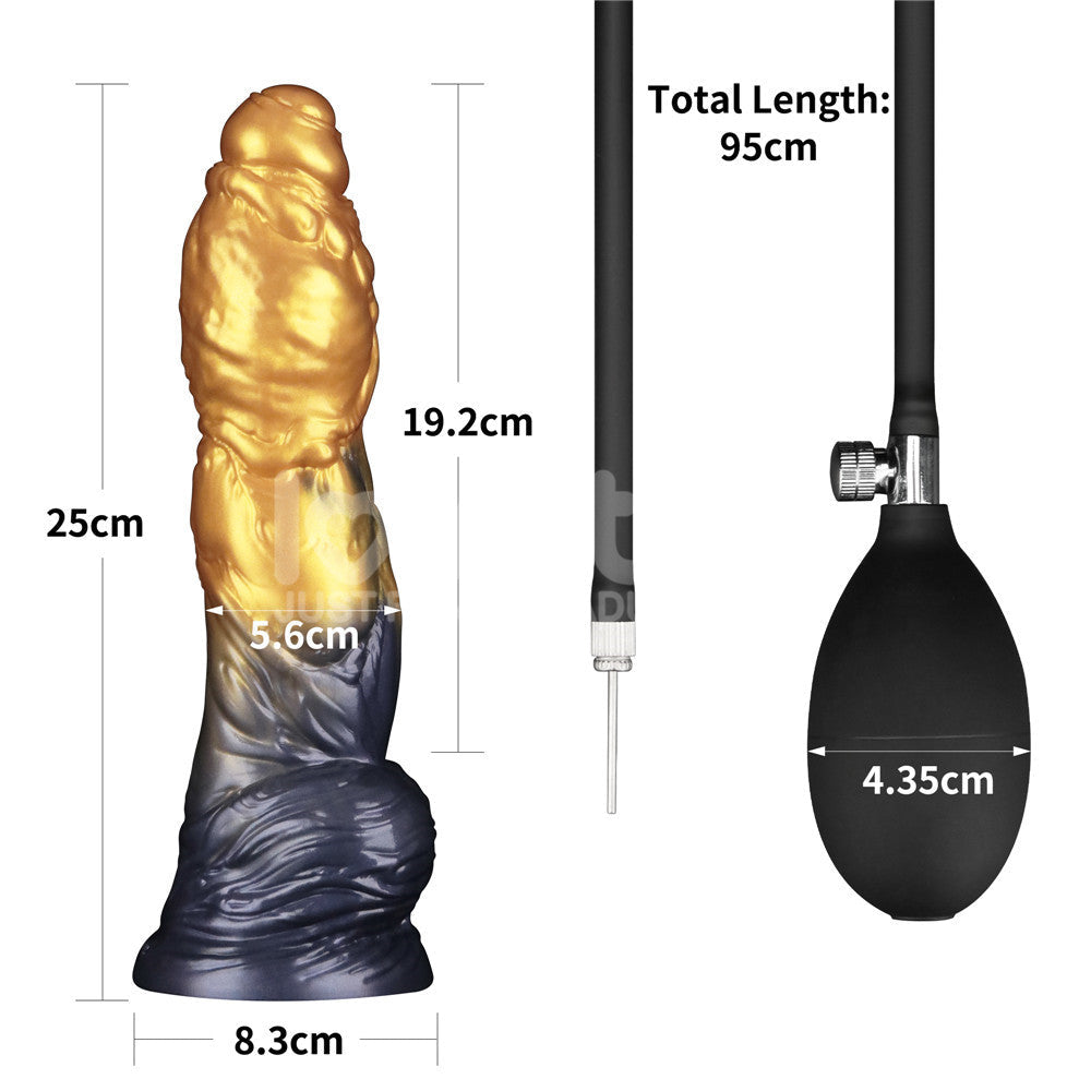 Aerosx Dual Density Inflatable Dildo – 10 Inch Inflatable Dildo > Dildos > Large Dildos - Tophatter Daily Deals