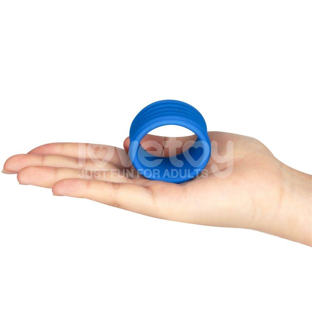 Deep Rib Grip Ring – Silicone Stretch Grip Ring > Cock Ring > Single - Tophatter Daily Deals