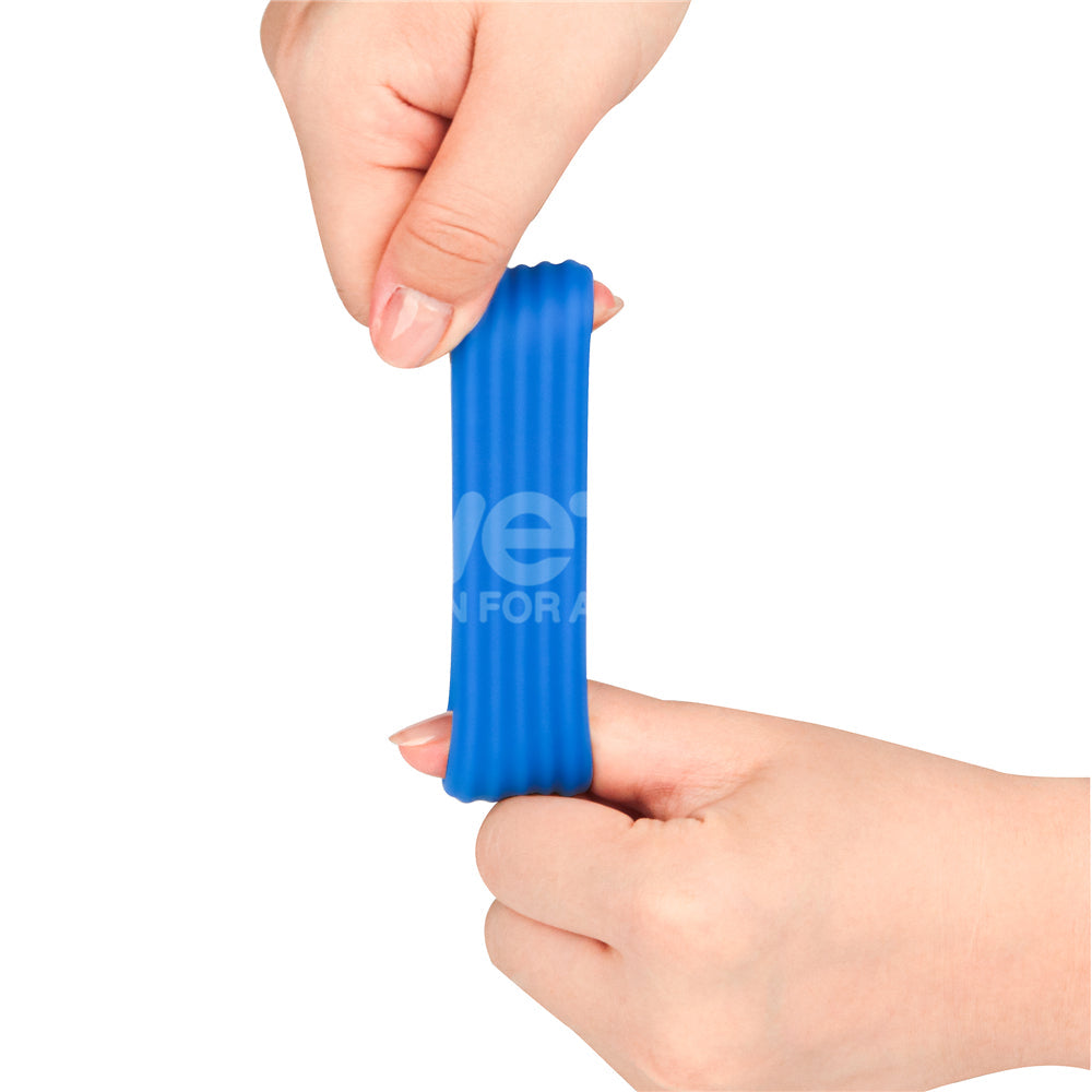 Deep Rib Grip Ring – Silicone Stretch Grip Ring > Cock Ring > Single - Tophatter Daily Deals