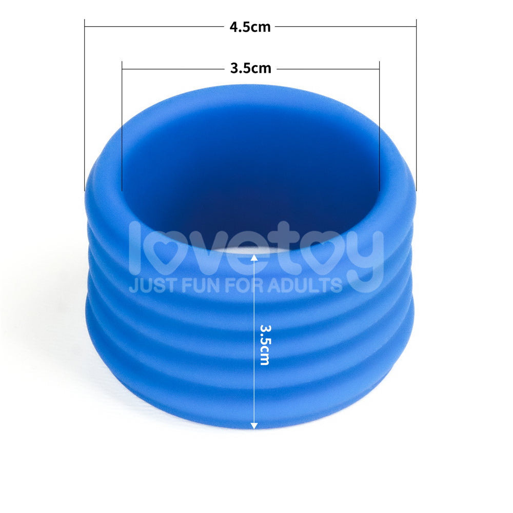 Deep Rib Grip Ring – Silicone Stretch Grip Ring > Cock Ring > Single - Tophatter Daily Deals