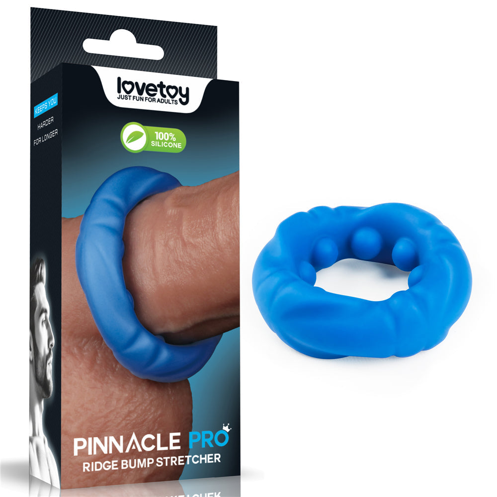 Ridge Bump Stretcher – Textured Stretching Sleeve > Cock Ring > Single - Tophatter Daily Deals