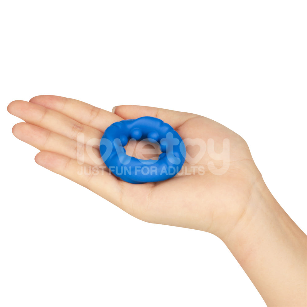 Ridge Bump Stretcher – Textured Stretching Sleeve > Cock Ring > Single - Tophatter Daily Deals