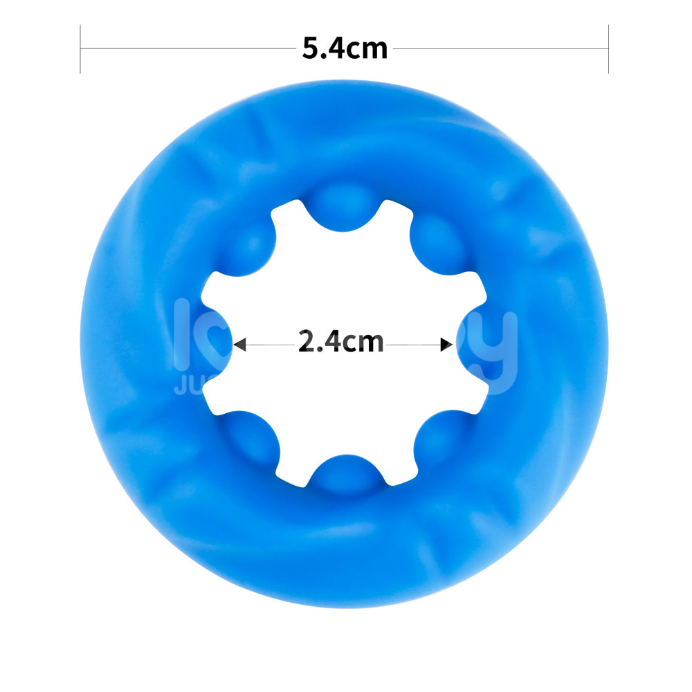 Ridge Bump Stretcher – Textured Stretching Sleeve > Cock Ring > Single - Tophatter Daily Deals