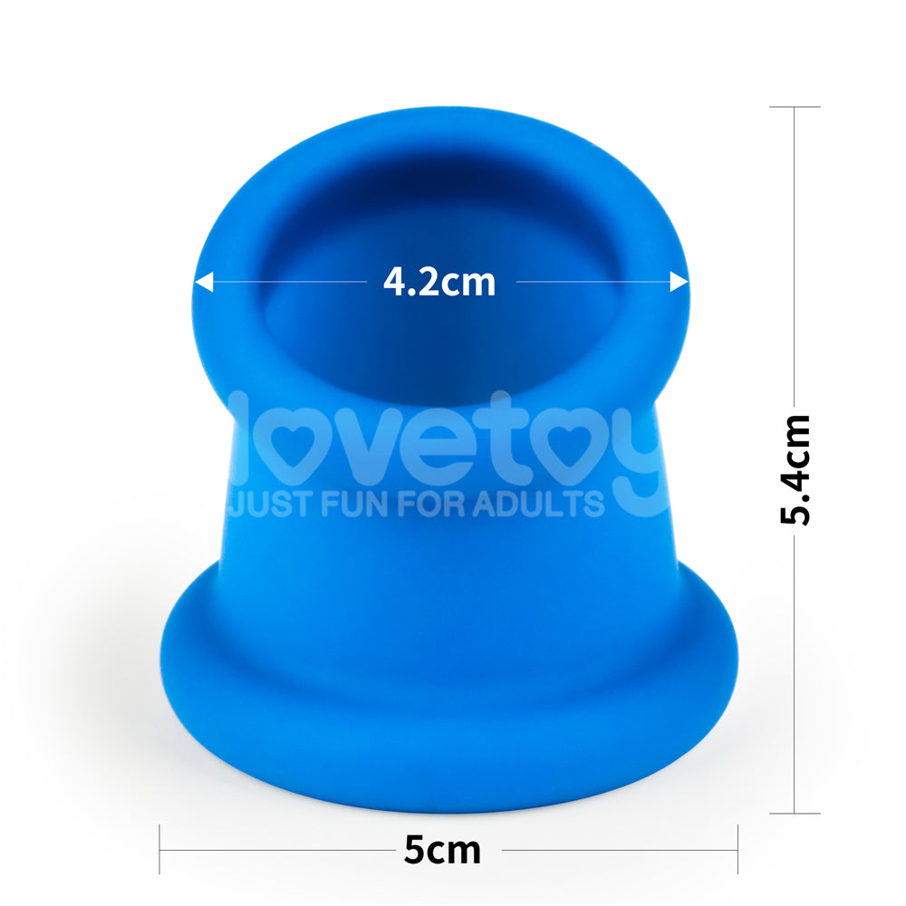 Tapered Squeeze Stretcher – Dual-Function Penis Ring and Ball Stretcher Silicone Device > Sex Toys For Men > Ball Stretchers - Tophatter Daily Deals