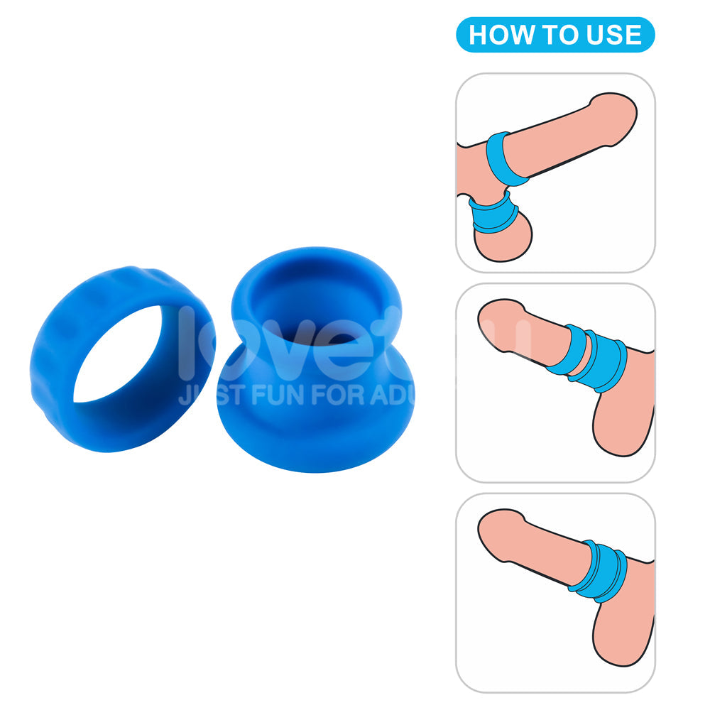 Twin Flex Stretcher – Versatile Two-Piece Adjustable Stretching Device > Cock Ring > Single - Tophatter Daily Deals