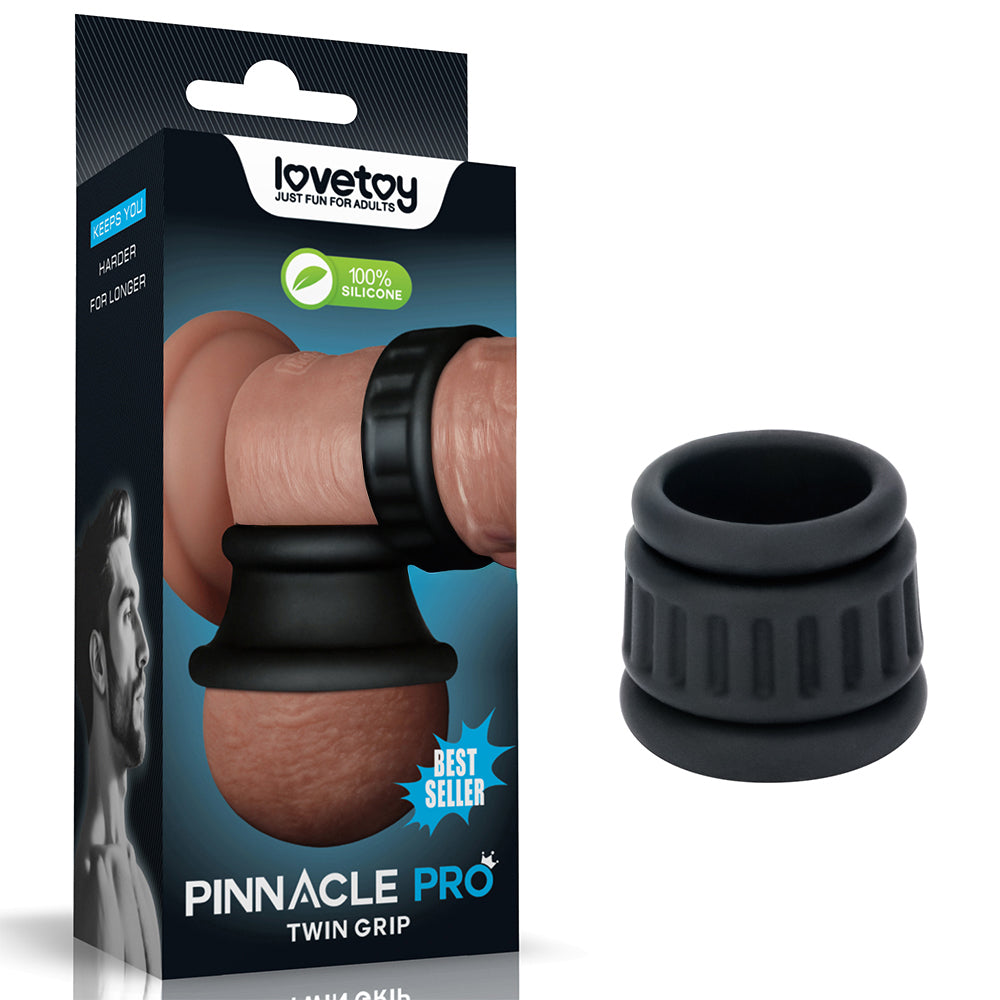 Twin Grip Stretcher – Adjustable Dual-Piece Stretcher > Cock Ring > Single - Tophatter Daily Deals