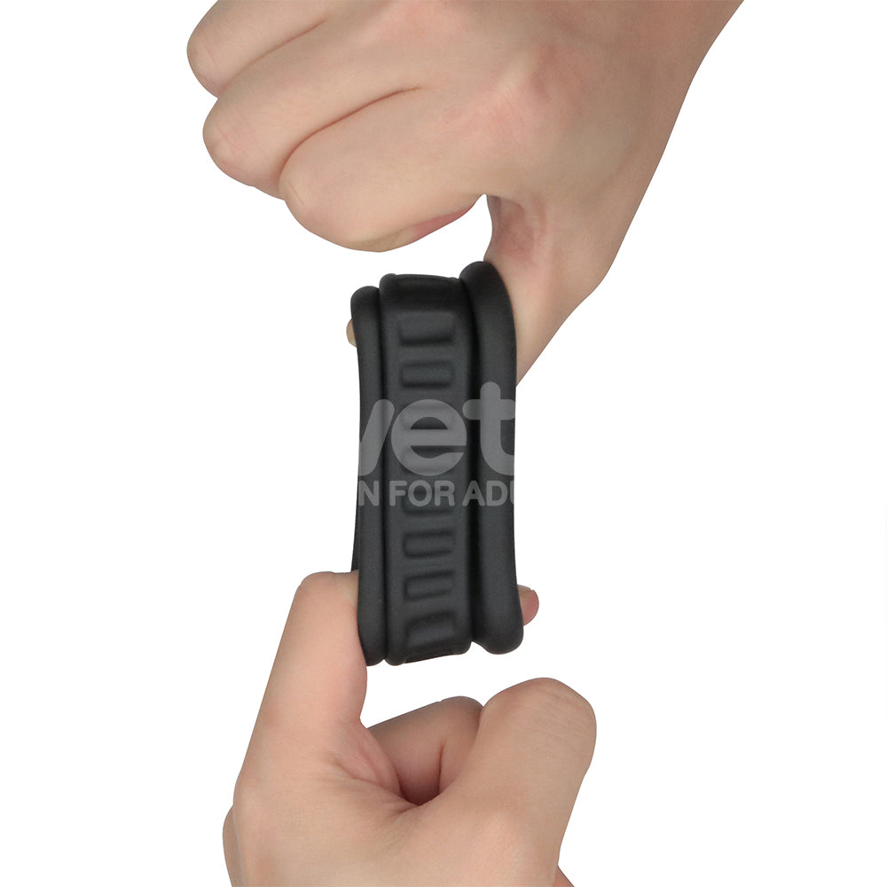 Twin Grip Stretcher – Adjustable Dual-Piece Stretcher > Cock Ring > Single - Tophatter Daily Deals