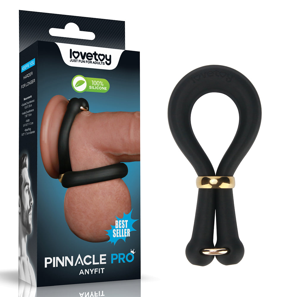 AnyFit Silicone Stretcher Ring – Adjustable Dual-Loop Silicone Stretcher > Cock Ring > Adjustable - Tophatter Daily Deals