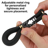 AnyFit Silicone Stretcher Ring – Adjustable Dual-Loop Silicone Stretcher > Cock Ring > Adjustable - Tophatter Daily Deals
