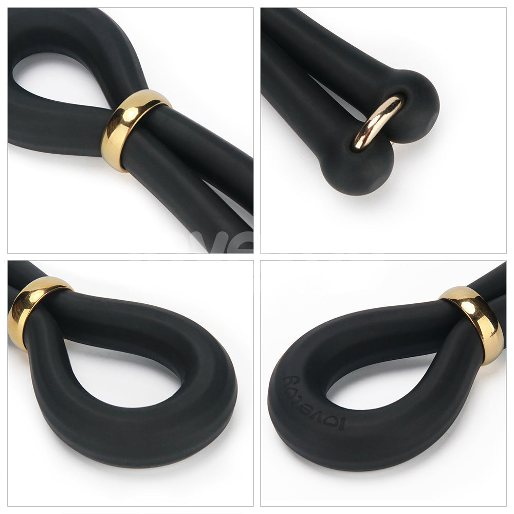 AnyFit Silicone Stretcher Ring – Adjustable Dual-Loop Silicone Stretcher > Cock Ring > Adjustable - Tophatter Daily Deals