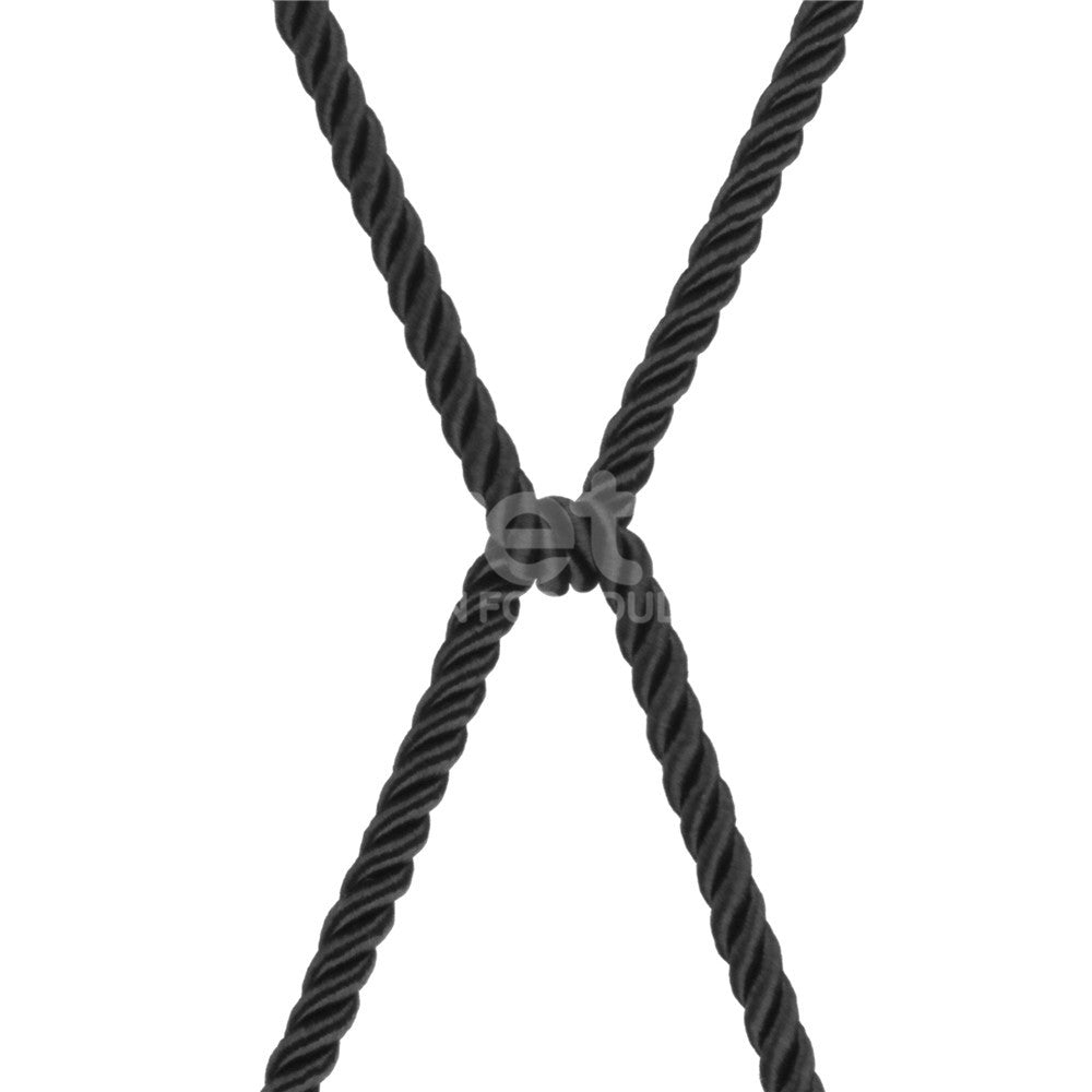Rebellion Reign Ebony Silky Bondage Rope – 10 Meter Rope > Bondage Gear > Rope - Tophatter Daily Deals