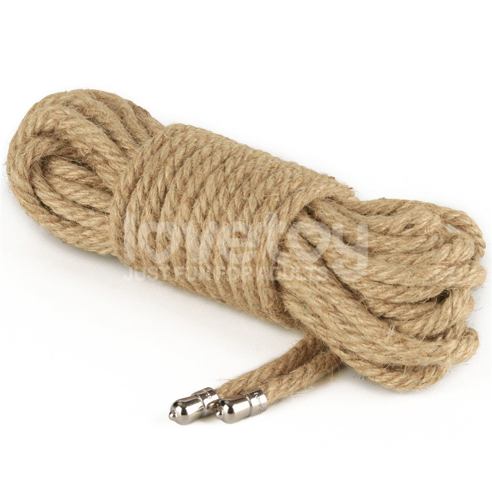 Rebellion Reign Rustic Hemp Bondage Rope 10 Meter – Traditional Bondage Rope > Bondage Gear > Rope - Tophatter Daily Deals
