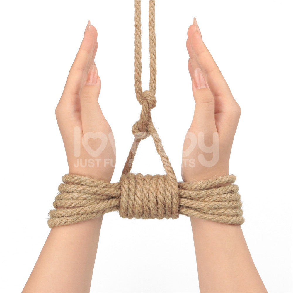 Rebellion Reign Rustic Hemp Bondage Rope 10 Meter – Traditional Bondage Rope > Bondage Gear > Rope - Tophatter Daily Deals