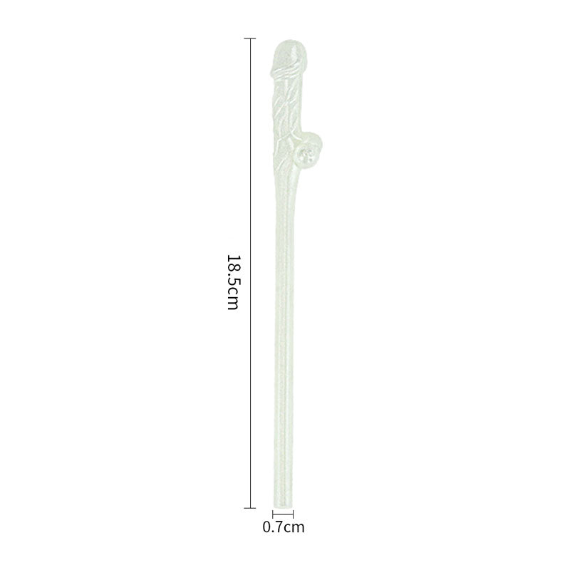 Willy Straws Glow in the Dark 9 Pack – Glow in the Dark Straws > Novelties > Party Supplies - Tophatter Daily Deals
