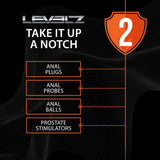 Levelz Rippled with Hard Loop (Large) – Silicone Large Prostate Massager > Anal Range > Prostate Plugs - Tophatter Daily Deals