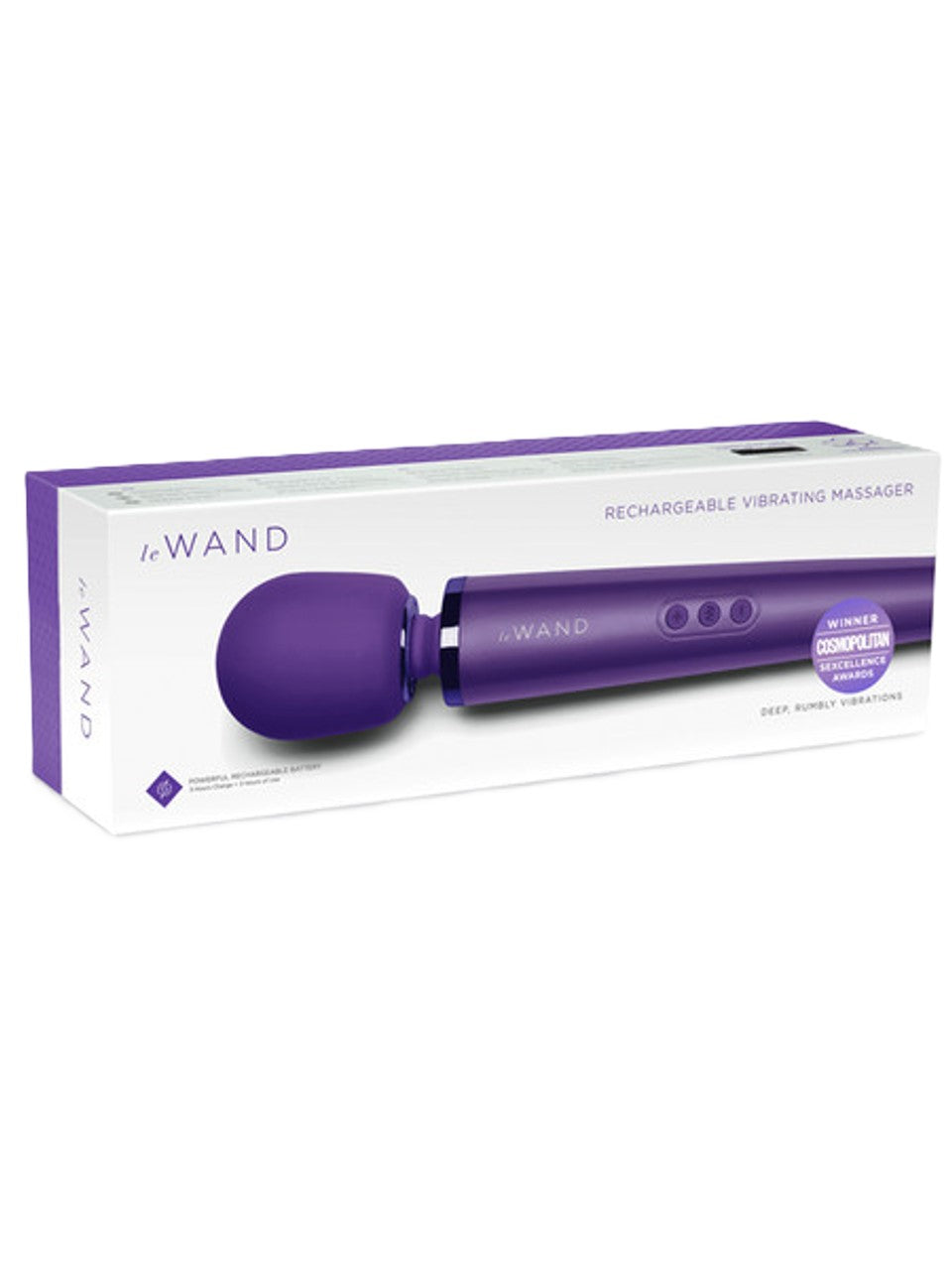 Le Wand Original Rechargeable Wand Massager – Powerful Vibrating Massager > Sex Toys > Massage Wands - Tophatter Daily Deals