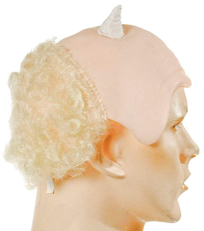 Bald & Horned Wig Halloween Wigs - Tophatter Daily Deals