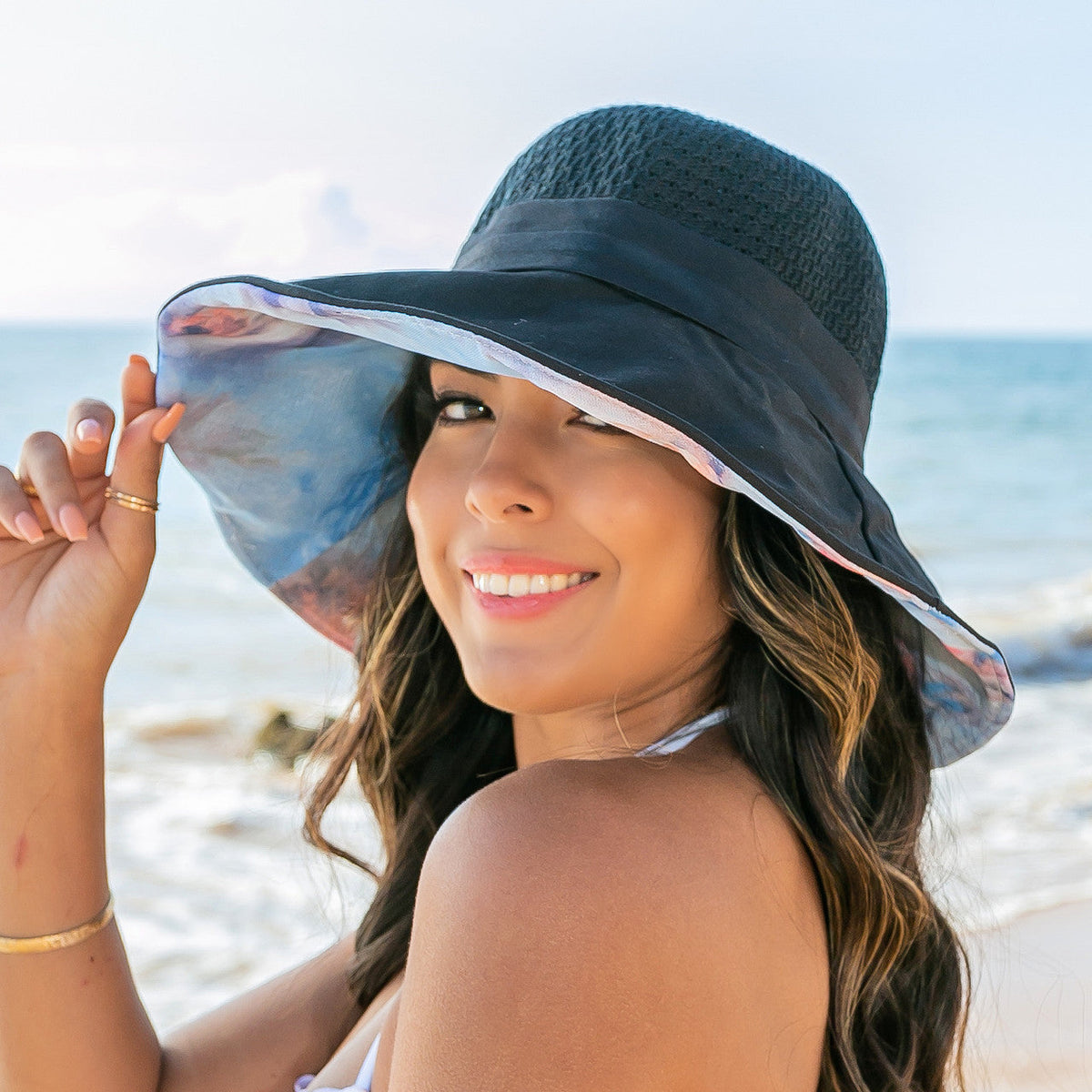 Watercolor Accent Cargo Hat Hats - Tophatter Daily Deals