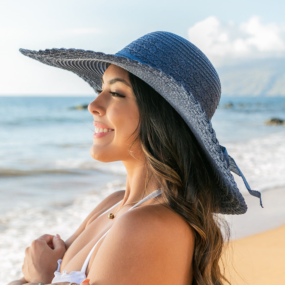 Scallop Edge Sunhat Hats - Tophatter Daily Deals