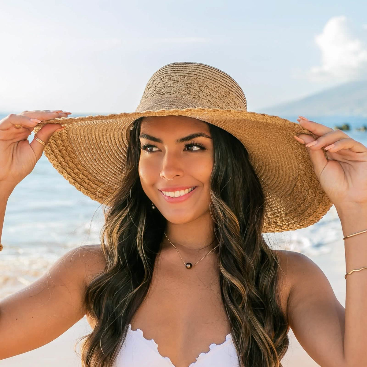 Scallop Edge Sunhat Hats - Tophatter Daily Deals