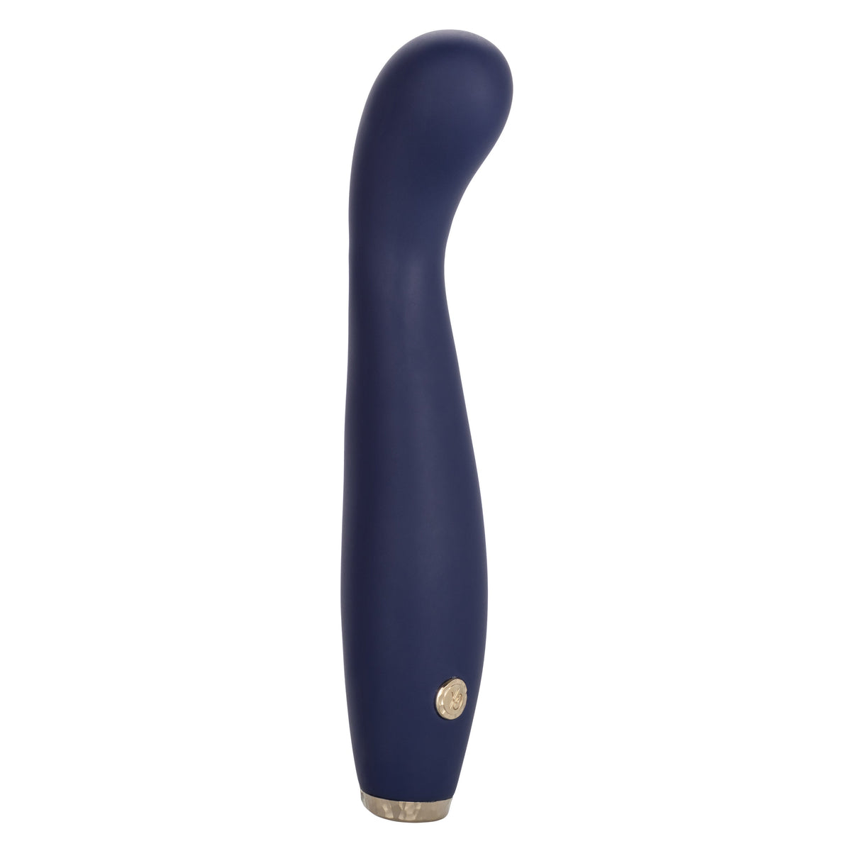 Chic Peony Flexible G-Wand Vibrator with Dual Motors, 10 Speeds, Navy Blue Silicone and Gold Accents > Sex Toys For Ladies > G-Spot Vibrators - Tophatter Daily Deals