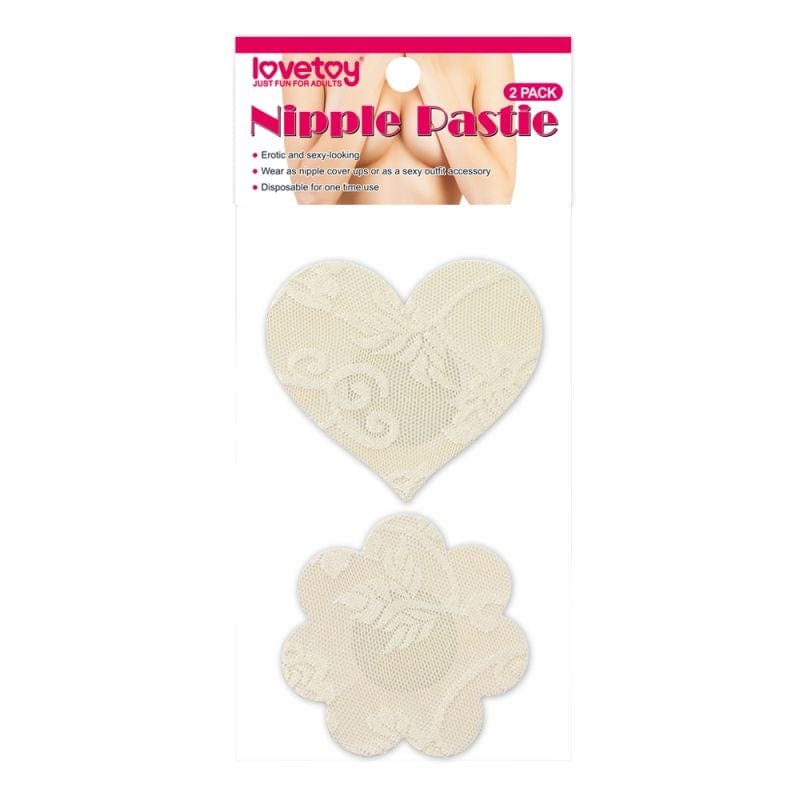 Lace Heart and Flower Nipple Pasties Twin Pack > Clothes > Pasties - Tophatter Daily Deals