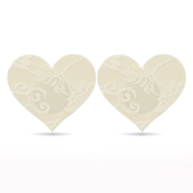 Lace Heart and Flower Nipple Pasties Twin Pack > Clothes > Pasties - Tophatter Daily Deals