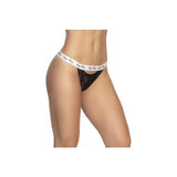 Lace Keyhole V Back Panty in Black > Clothes > Panties - Tophatter Daily Deals