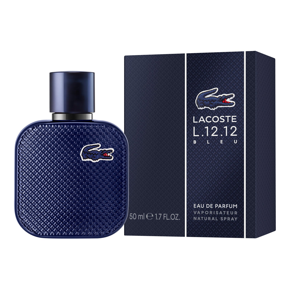 Lacoste L.12.12 Bleu Eau De Parfum 50ml Spray - Tophatter Daily Deals