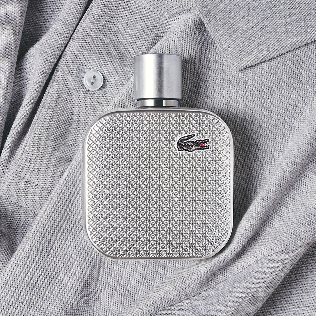 Lacoste L1212 Silver Grey Eau De Parfum 100ml Spray - Tophatter Daily Deals