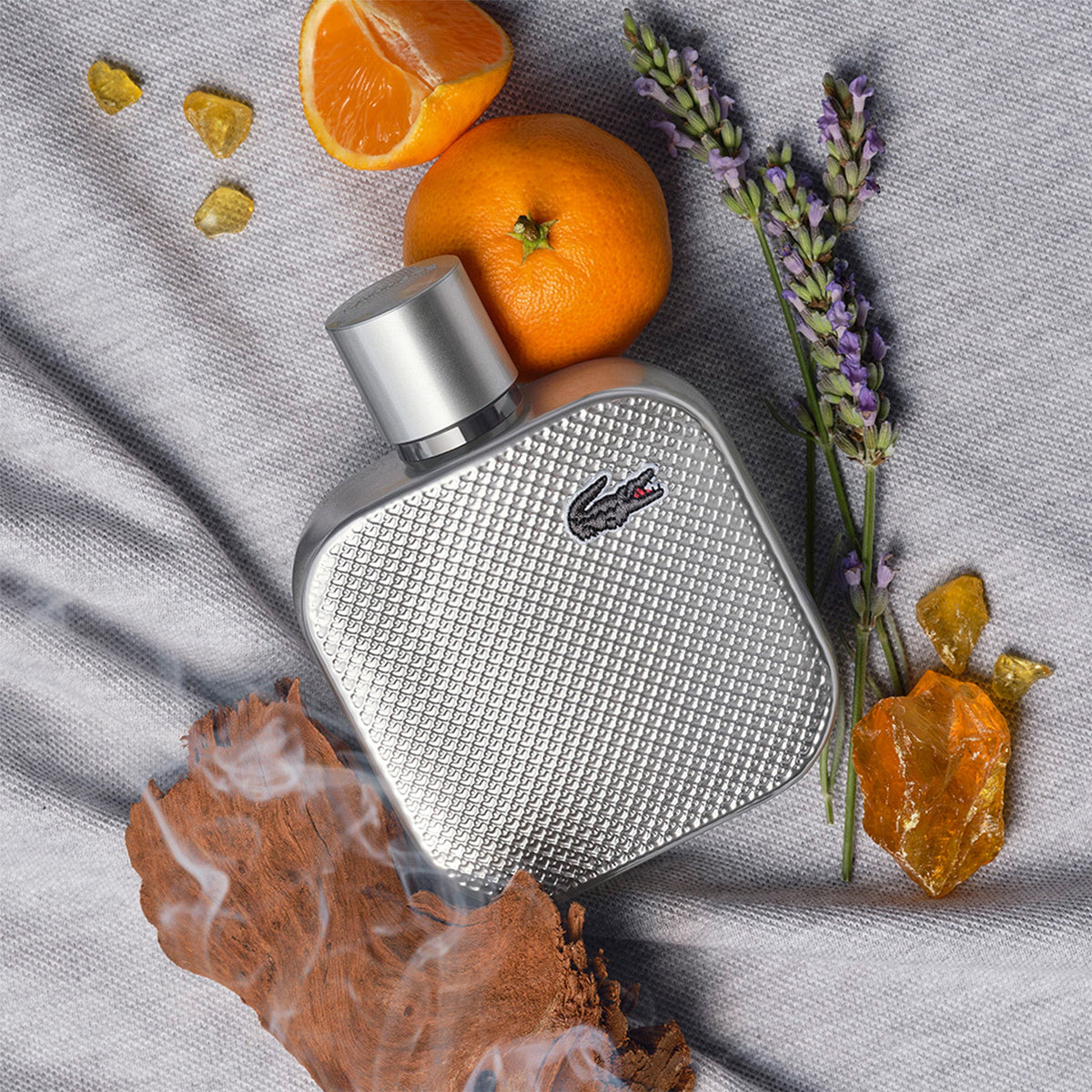 Lacoste L1212 Silver Grey Eau De Parfum 100ml Spray - Tophatter Daily Deals