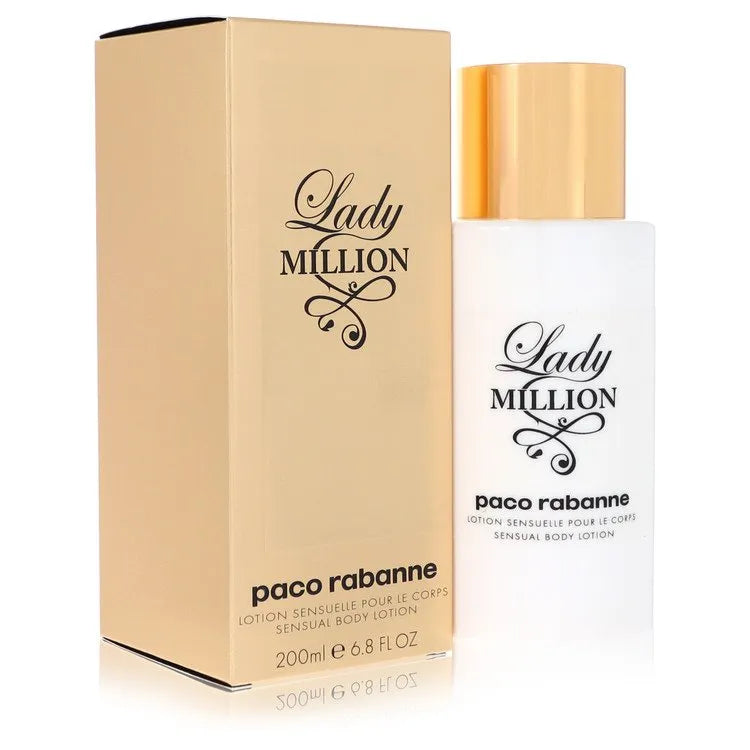 Lady Million by Paco Rabanne Body Lotion 6.8 oz for Women 6.8 oz Body Lotion - Tophatter Daily Deals