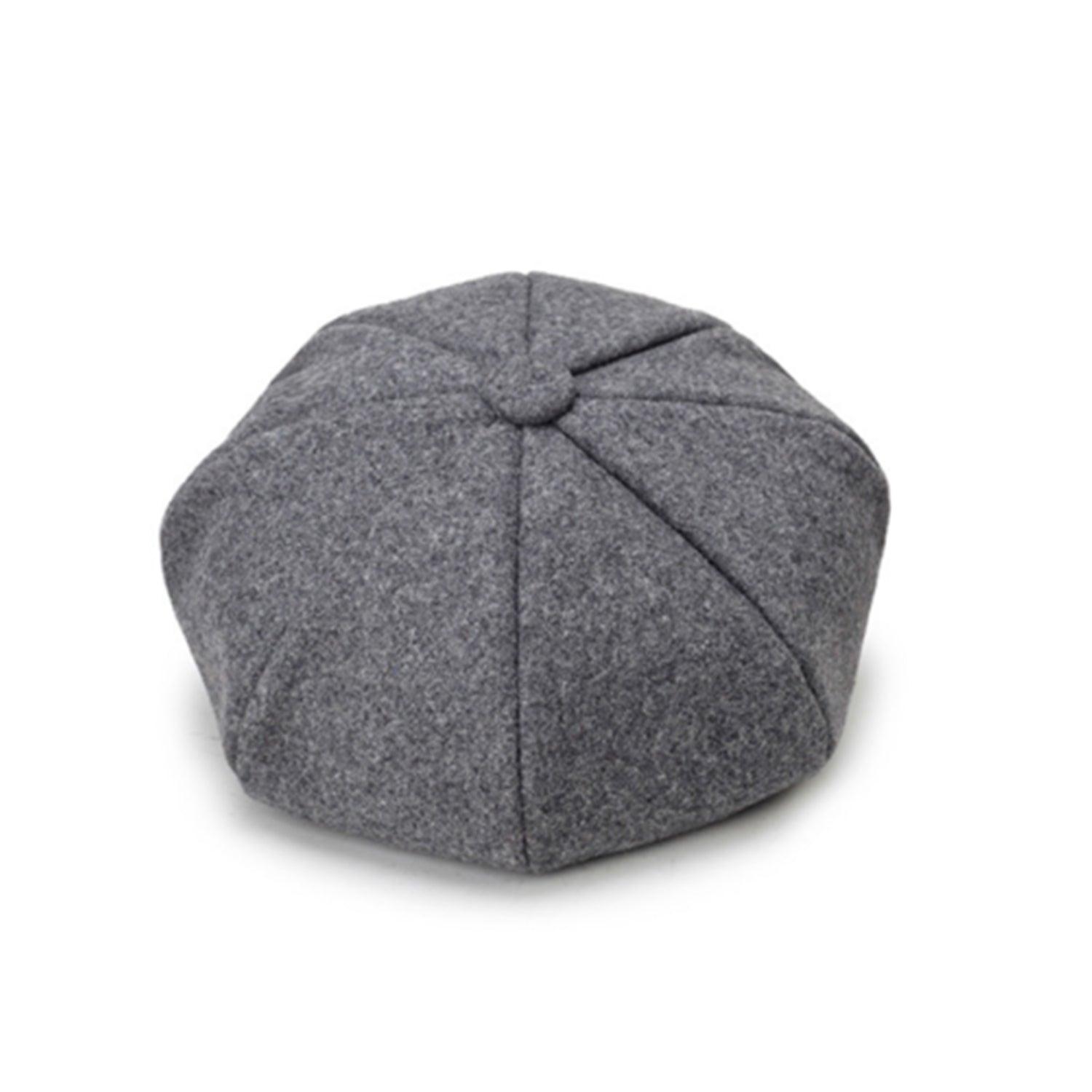 Knitted Baker Boy Hat Womens - Ladies Womens Girls Wool Blend Baker Boy Peaked Cap Newsboy Hat Christmas UK Winter Warm - Tophatter Daily Deals