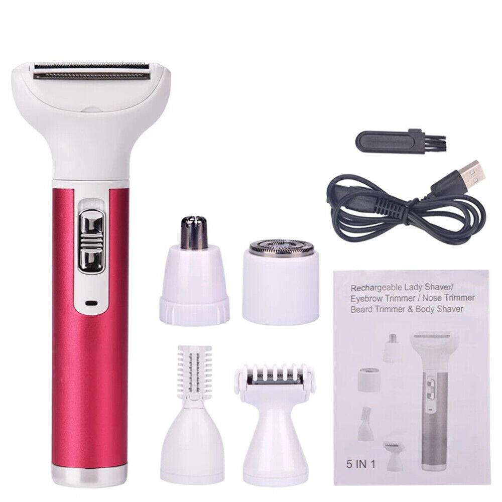 Ladies Shavers UK - Cordless Electric Lady Shaver Women Epilator Painless Razor Face Bikini Trimmer Design-1 Health & Beauty - Tophatter Daily Deals