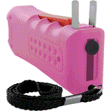 21,000,000 Volt Ladies Choice Designer Pink Stun Gun Flashlight QF Stun Guns - Tophatter Daily Deals
