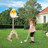 Basketball Hoop for Kids - Large Basketball Hoop Set for Kids 3-in-1 Kids Flashing Basketball Stand Sports & Outdoor - Tophatter Daily Deals