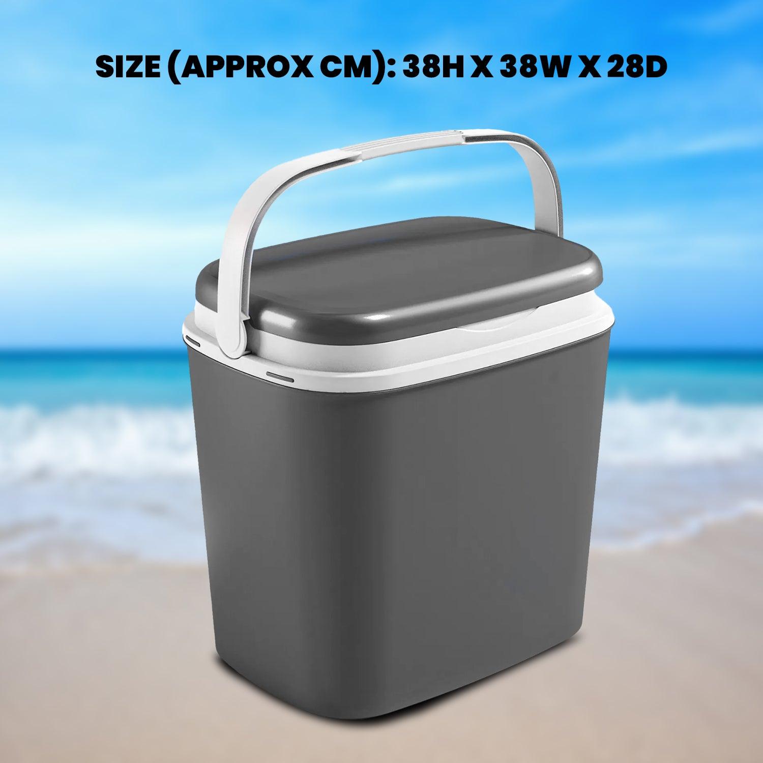 Portable Freezer Box - 27L Large Compact Leakproof Travel Insulated Cooler Cool Box - Tophatter Daily Deals