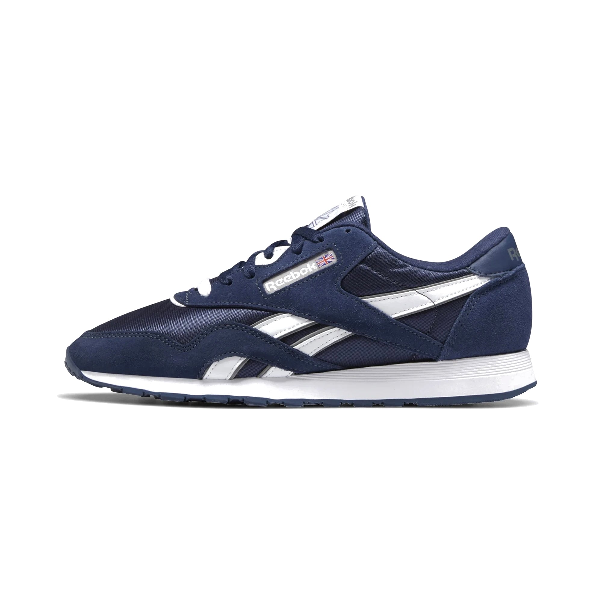 Reebok Men's Classic Nylon Shoes - Team Navy/Platinum Team Navy Platinum Footwear - Tophatter Daily Deals