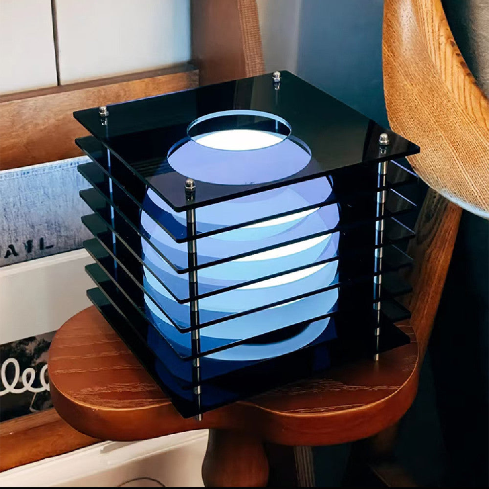 Layered Acrylic Desk Lamp Black Desk Lamp - Tophatter Daily Deals