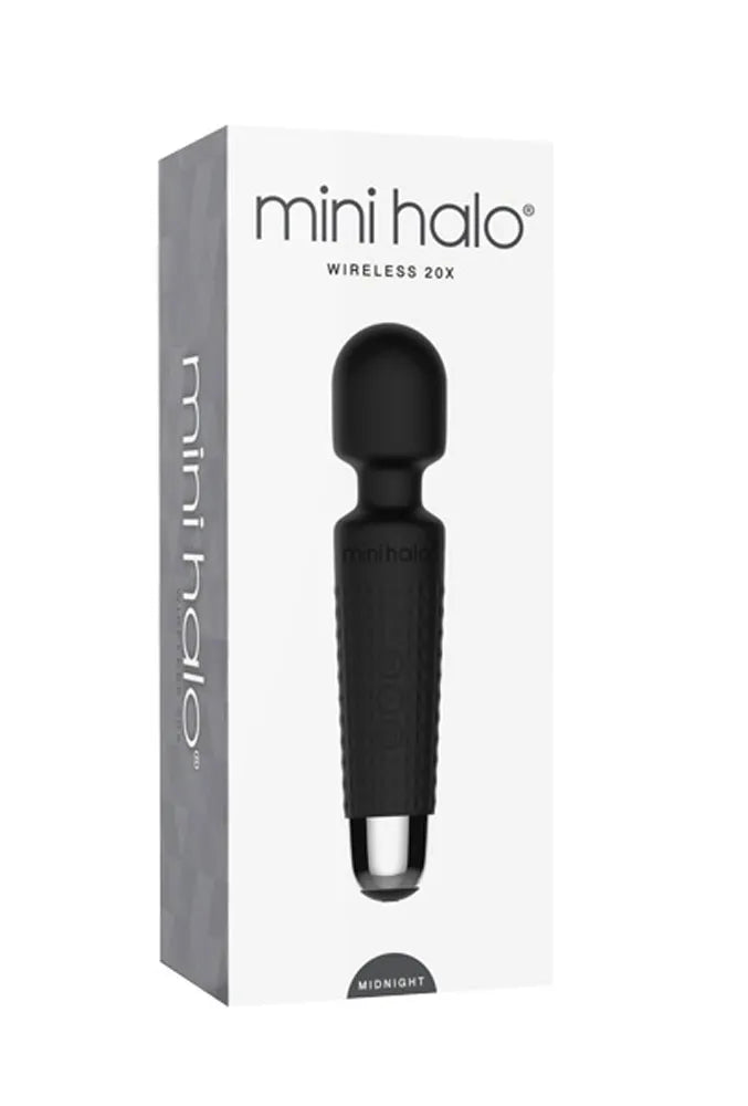 Mini Halo Midnight – Rechargeable Wand Massager with 20 Vibration Patterns > Vibrators > Mini Vibrators - Tophatter Daily Deals