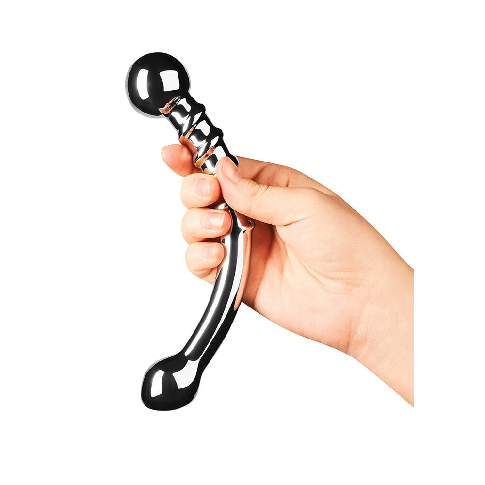 Le Wand Bow Stainless Steel Dildo – Sleek Curved Stainless Steel Dildo > Dildos > Neutral Dildos - Tophatter Daily Deals
