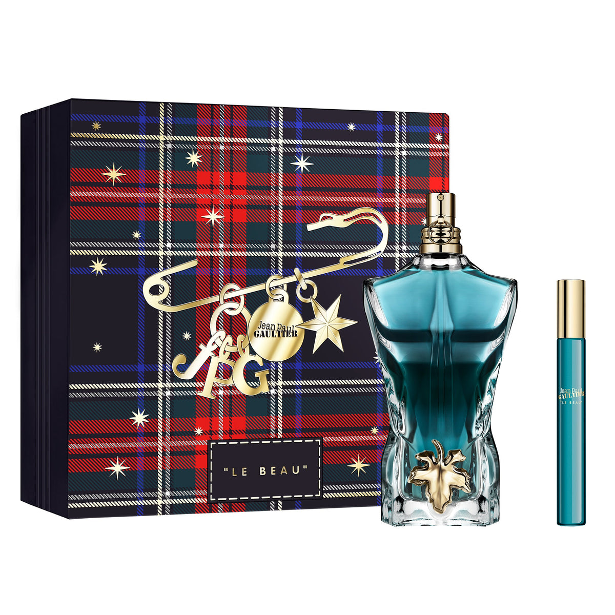 Jean Paul Gaultier Le Beau Eau De Toilette 125ml & Travel Spray 10ml Gift Set - Tophatter Daily Deals