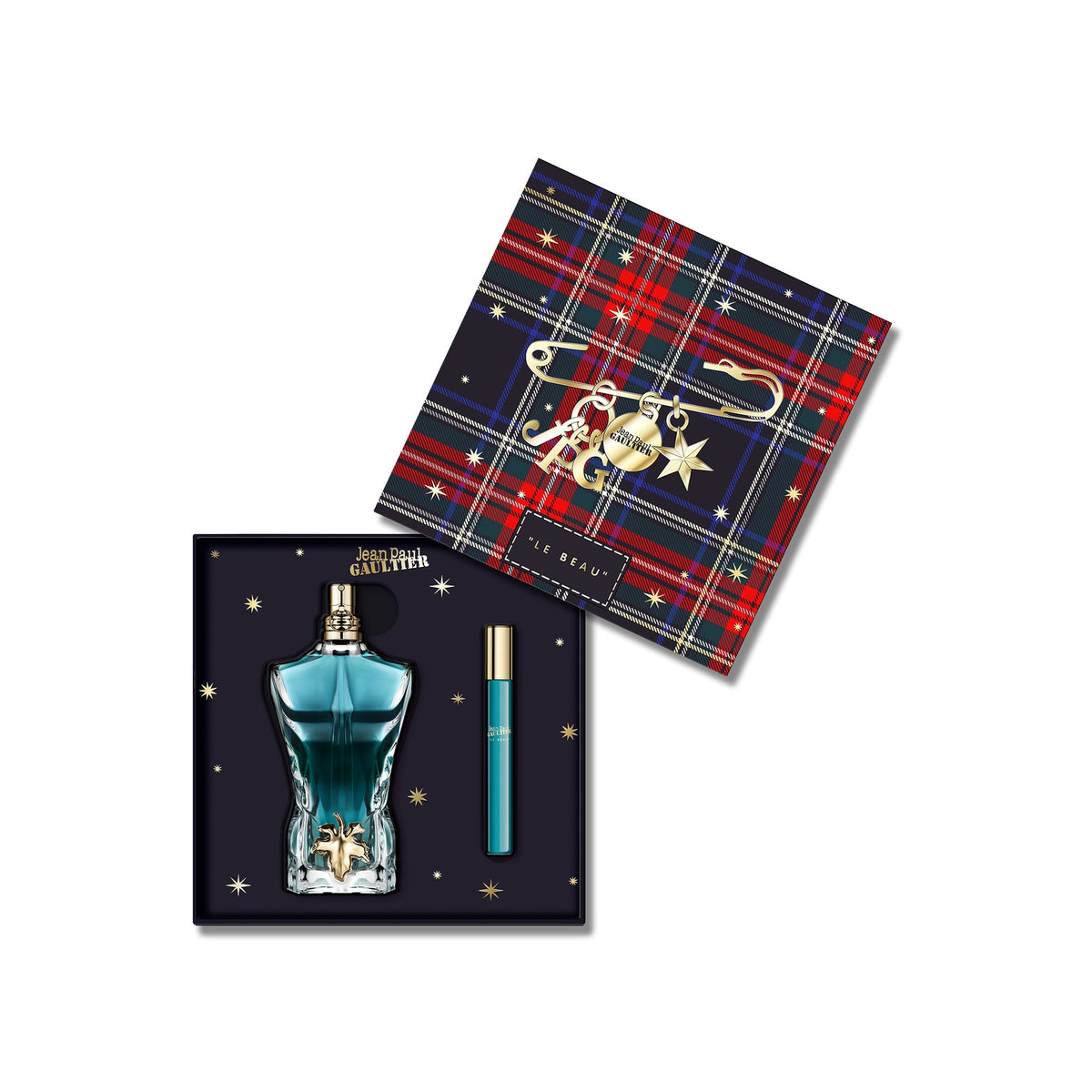 Jean Paul Gaultier Le Beau Eau De Toilette 125ml & Travel Spray 10ml Gift Set - Tophatter Daily Deals