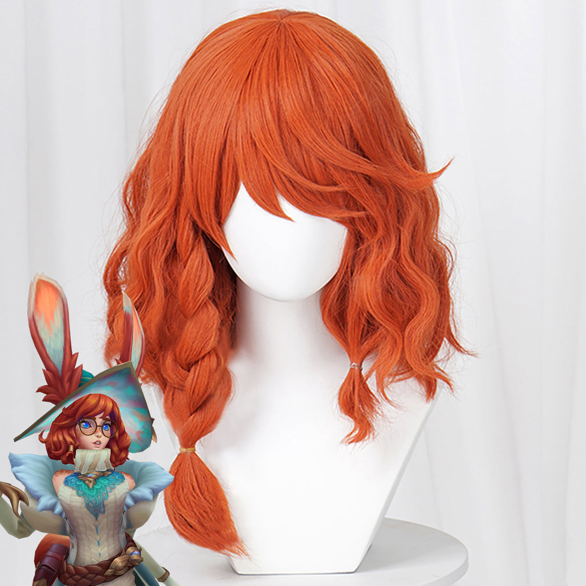 League of Legends LOL Aurora Orange Cosplay Wig Wig - Tophatter Daily Deals