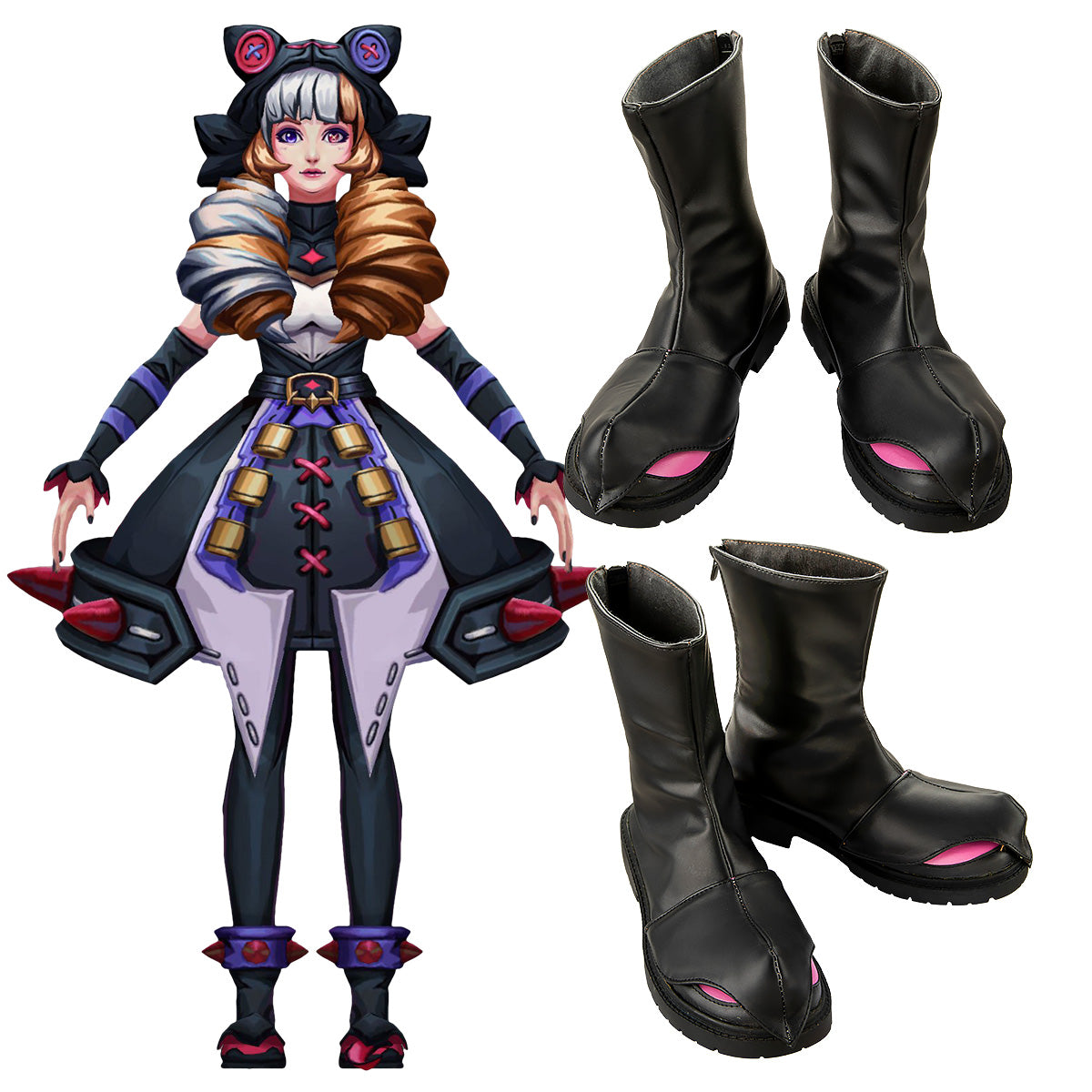 League of Legends LOL Soul Fighter Gwen Cosplay Shoes Shoes/Boots - Tophatter Daily Deals
