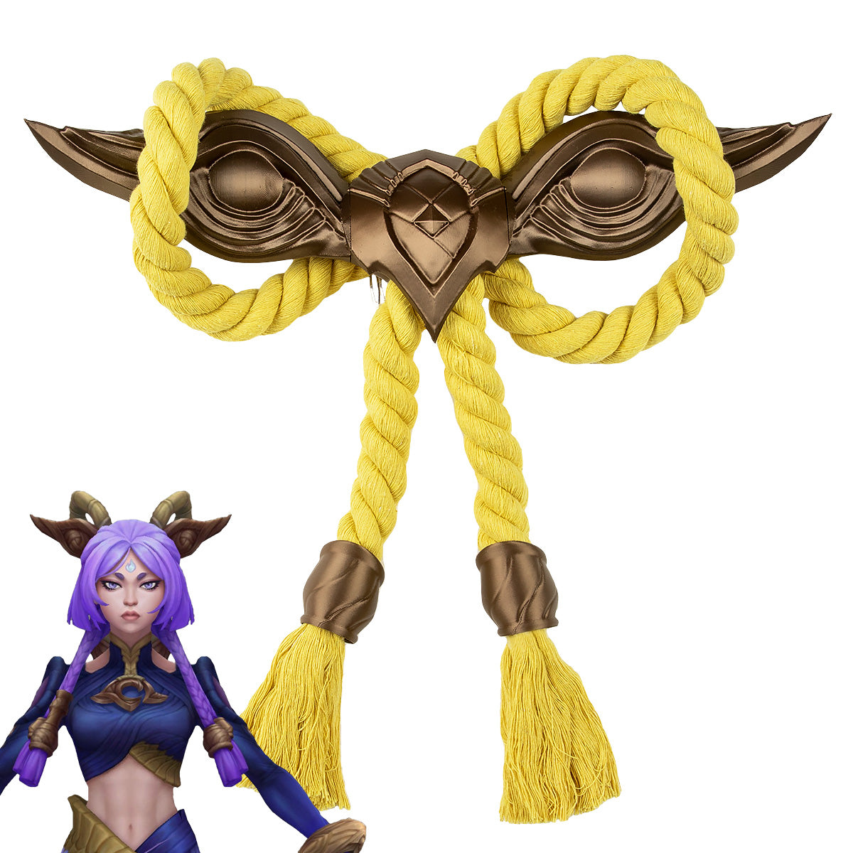 League of Legends LOL Yunara Headwear Cosplay Accessory Prop Prop - Tophatter Daily Deals