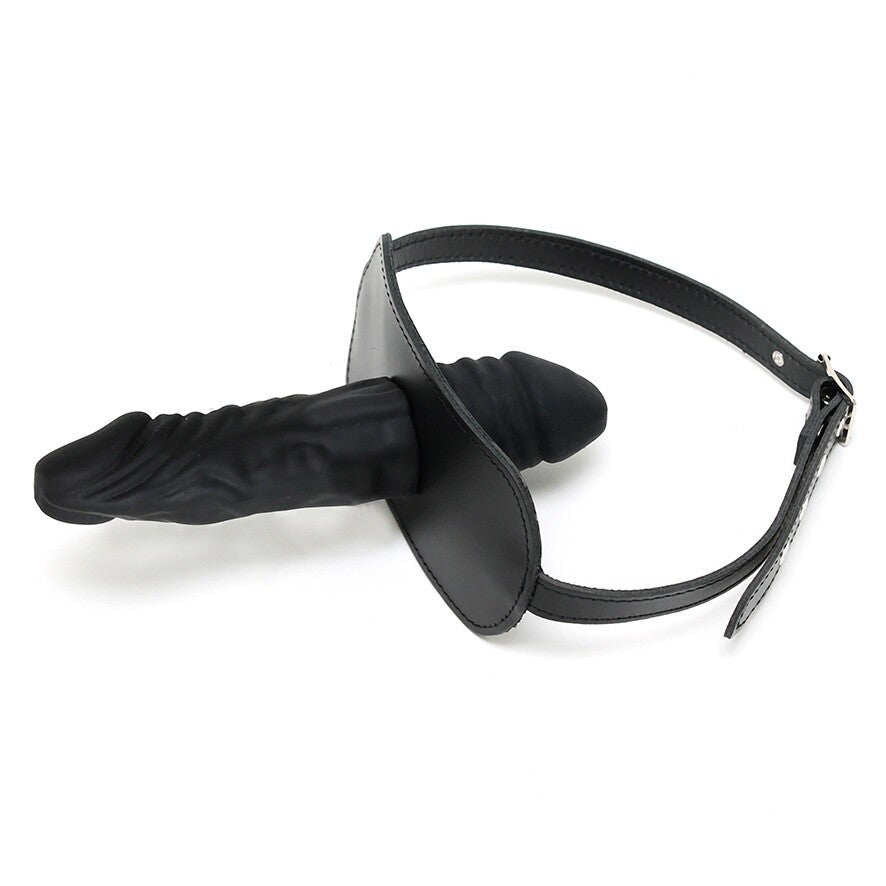 Leather Penis Gag and Dildo – Leather Gag and Dildo > Bondage Gear > Gags and Bits - Tophatter Daily Deals