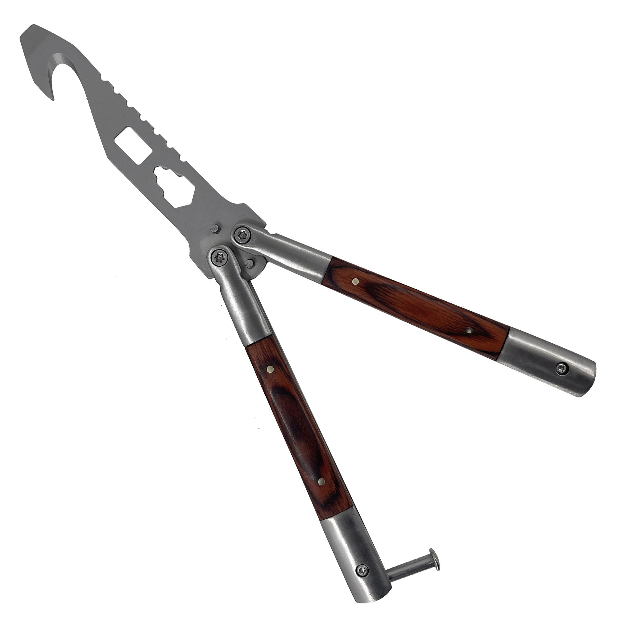 Leatherneck Butterfly Style Multitool Blade Trainer novelty items - Tophatter Daily Deals
