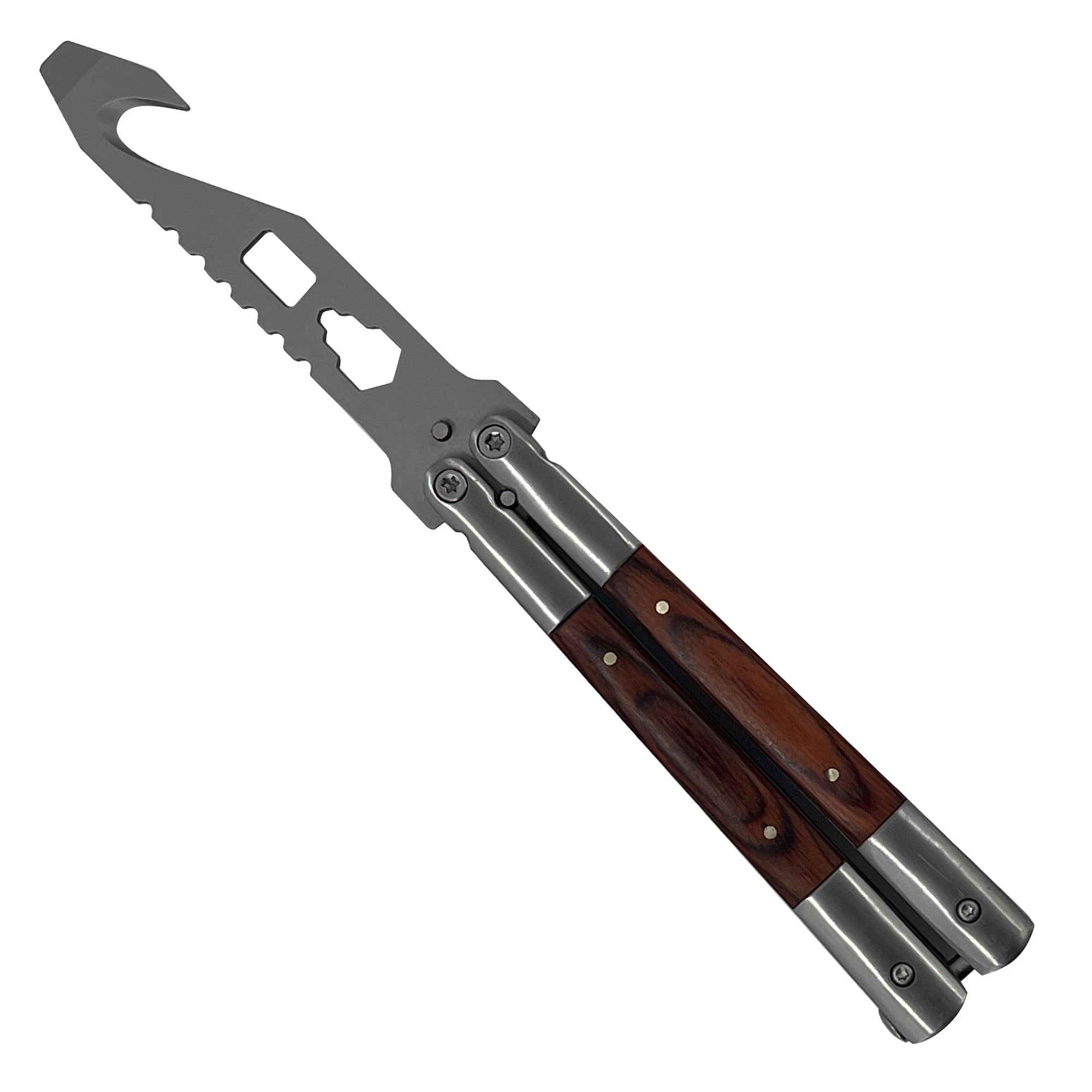 Leatherneck Butterfly Style Multitool Blade Trainer novelty items - Tophatter Daily Deals