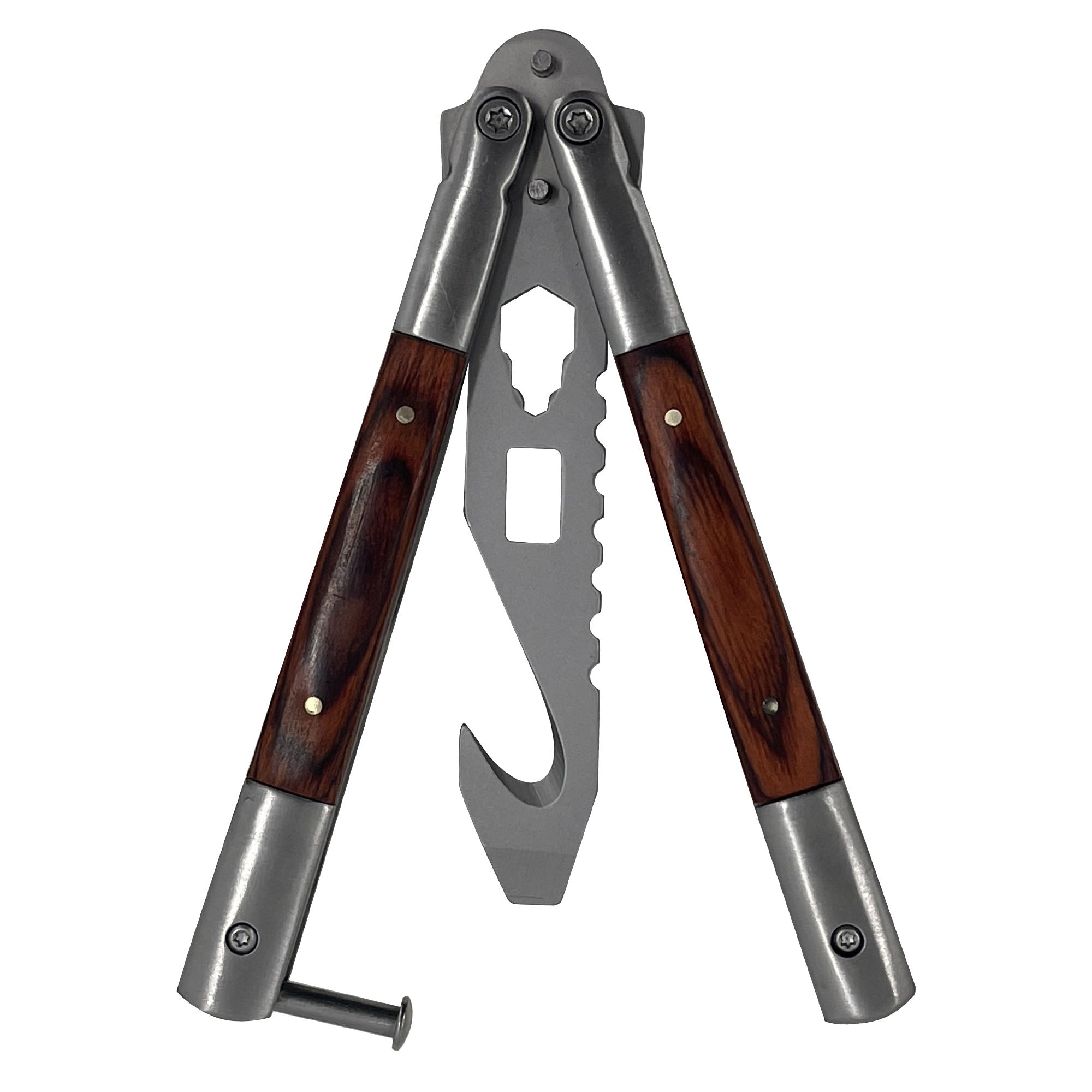 Leatherneck Butterfly Style Multitool Blade Trainer novelty items - Tophatter Daily Deals